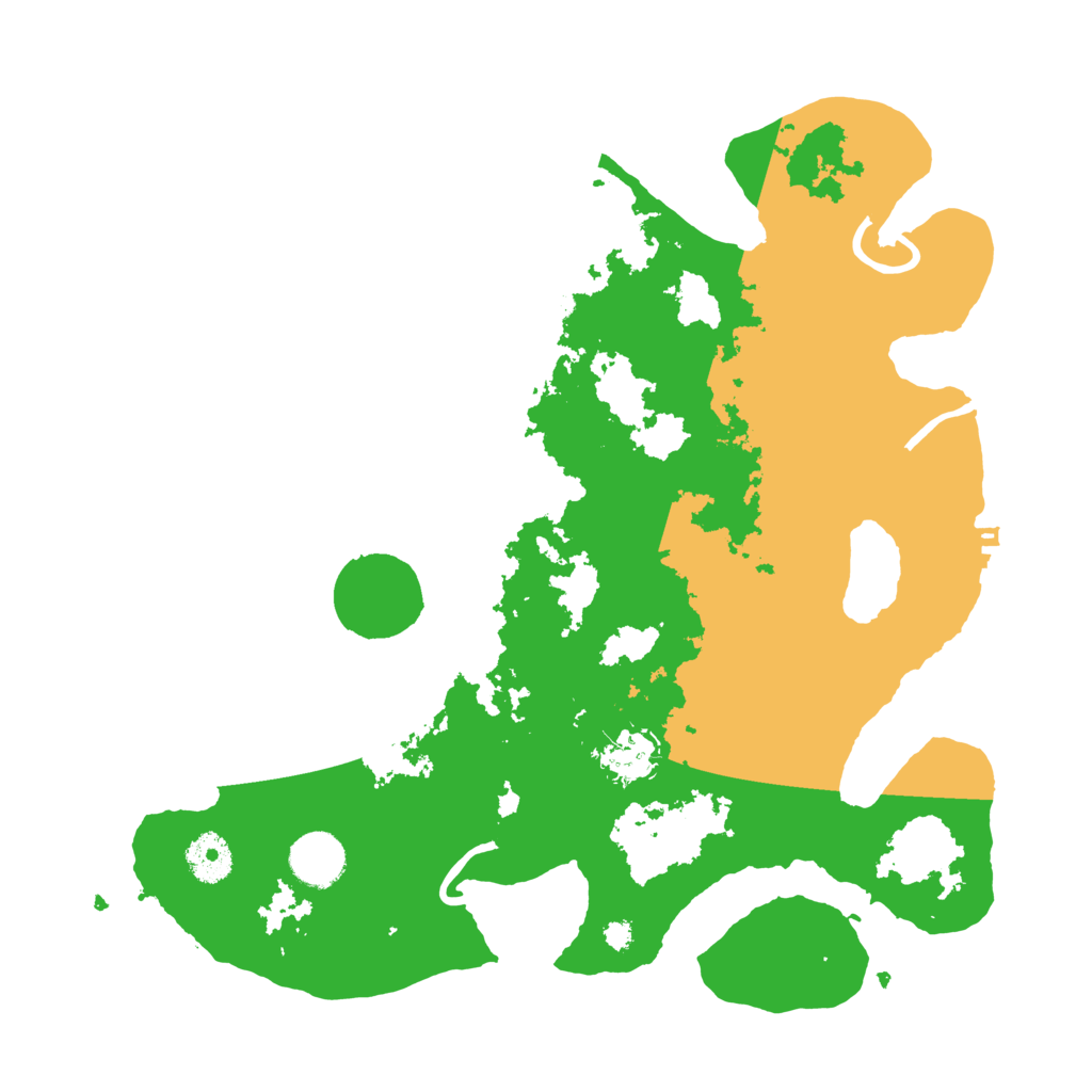 Biome Rust Map: Procedural Map, Size: 3500, Seed: 872983