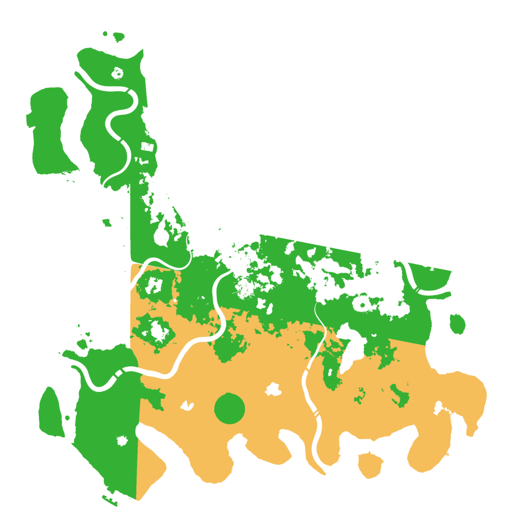 Biome Rust Map: Procedural Map, Size: 4500, Seed: 1376713375