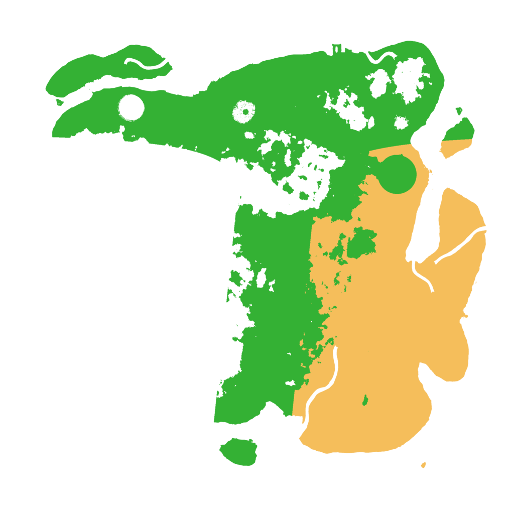 Biome Rust Map: Procedural Map, Size: 3500, Seed: 321373295