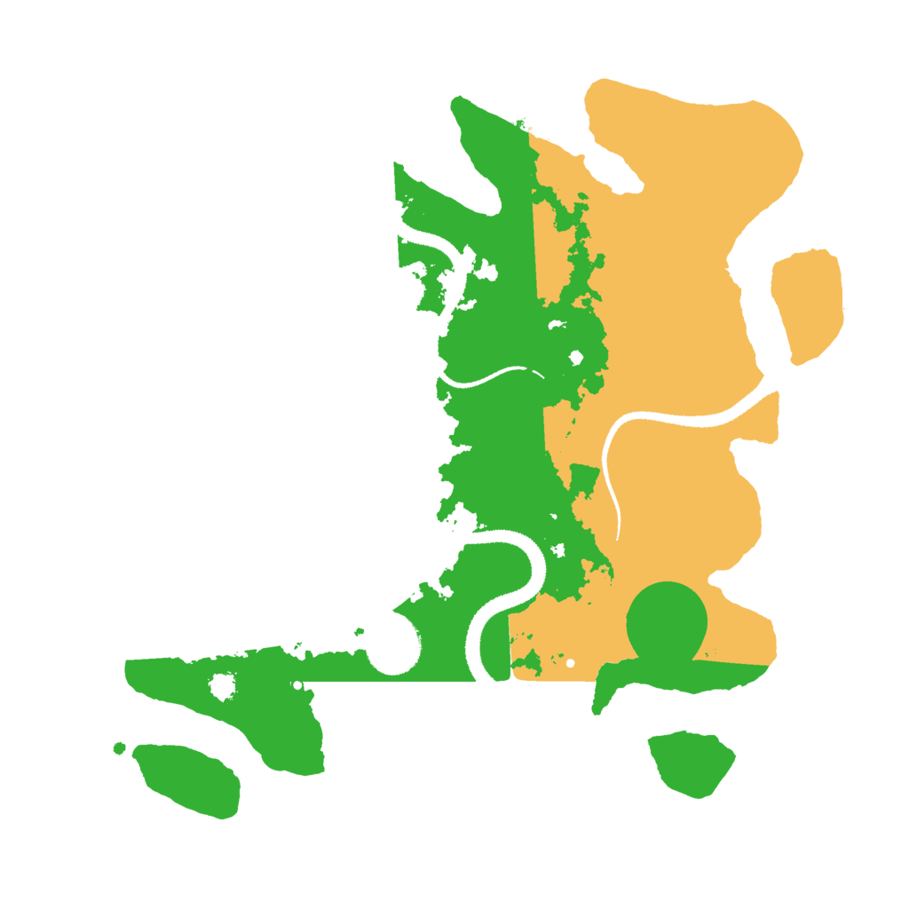 Biome Rust Map: Procedural Map, Size: 3000, Seed: 892447850