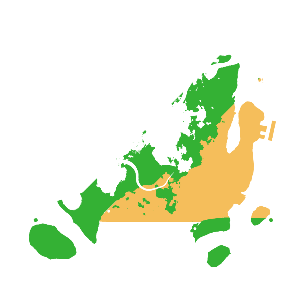 Biome Rust Map: Procedural Map, Size: 3000, Seed: 1138615968