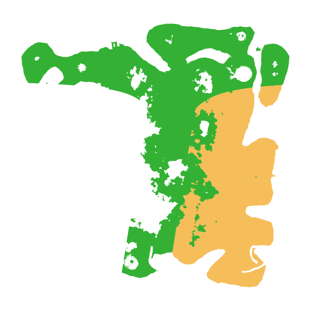 Biome Rust Map: Procedural Map, Size: 3500, Seed: 118502871