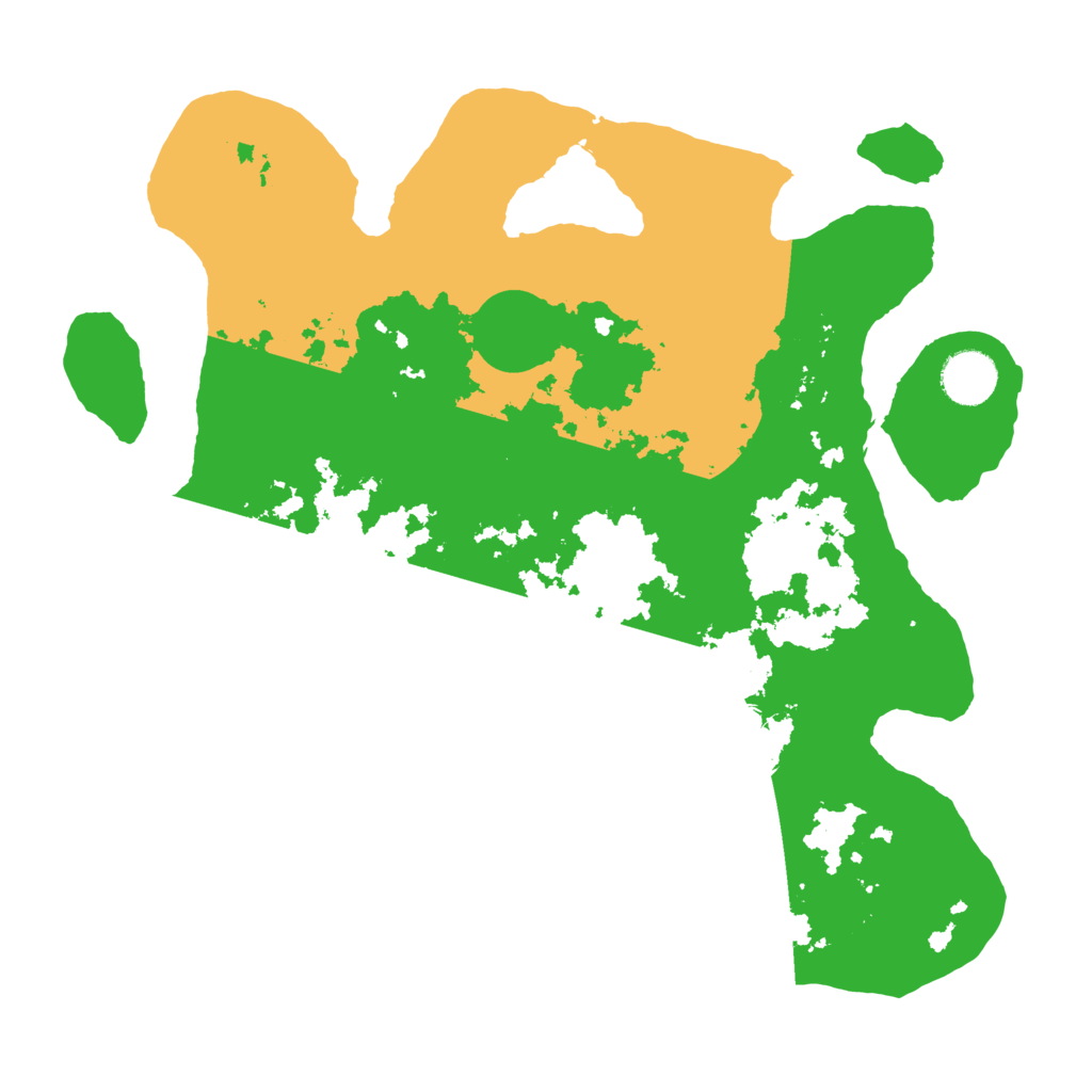 Biome Rust Map: Barren, Size: 3501, Seed: 2147483647