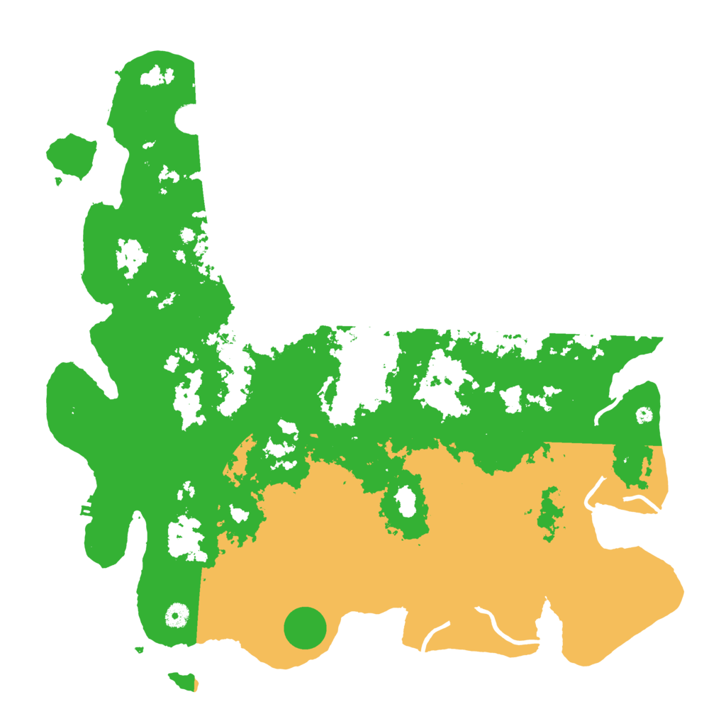 Biome Rust Map: Procedural Map, Size: 4500, Seed: 8486575