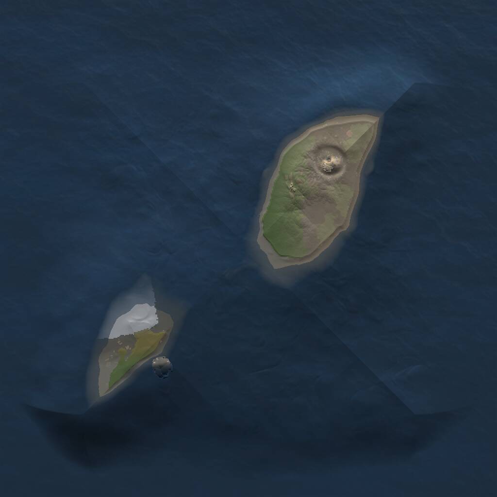 Rust Map: Procedural Map, Size: 1000, Seed: 1100043093, 1 Monuments