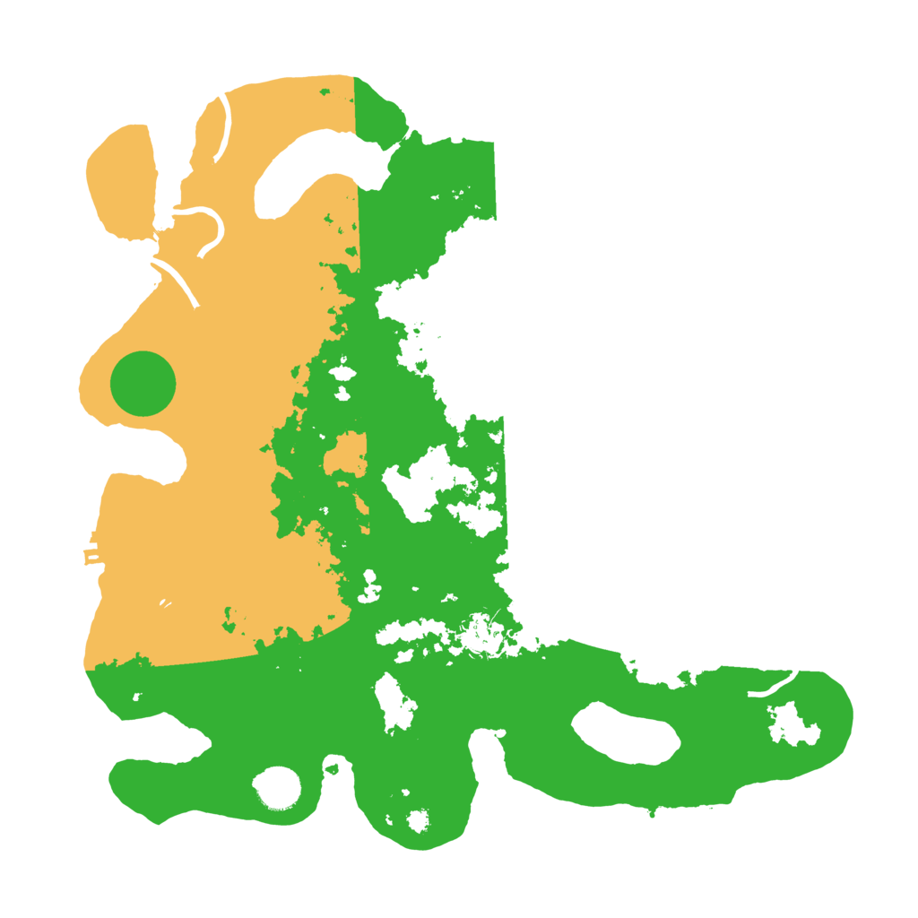 Biome Rust Map: Procedural Map, Size: 3700, Seed: 2129207389