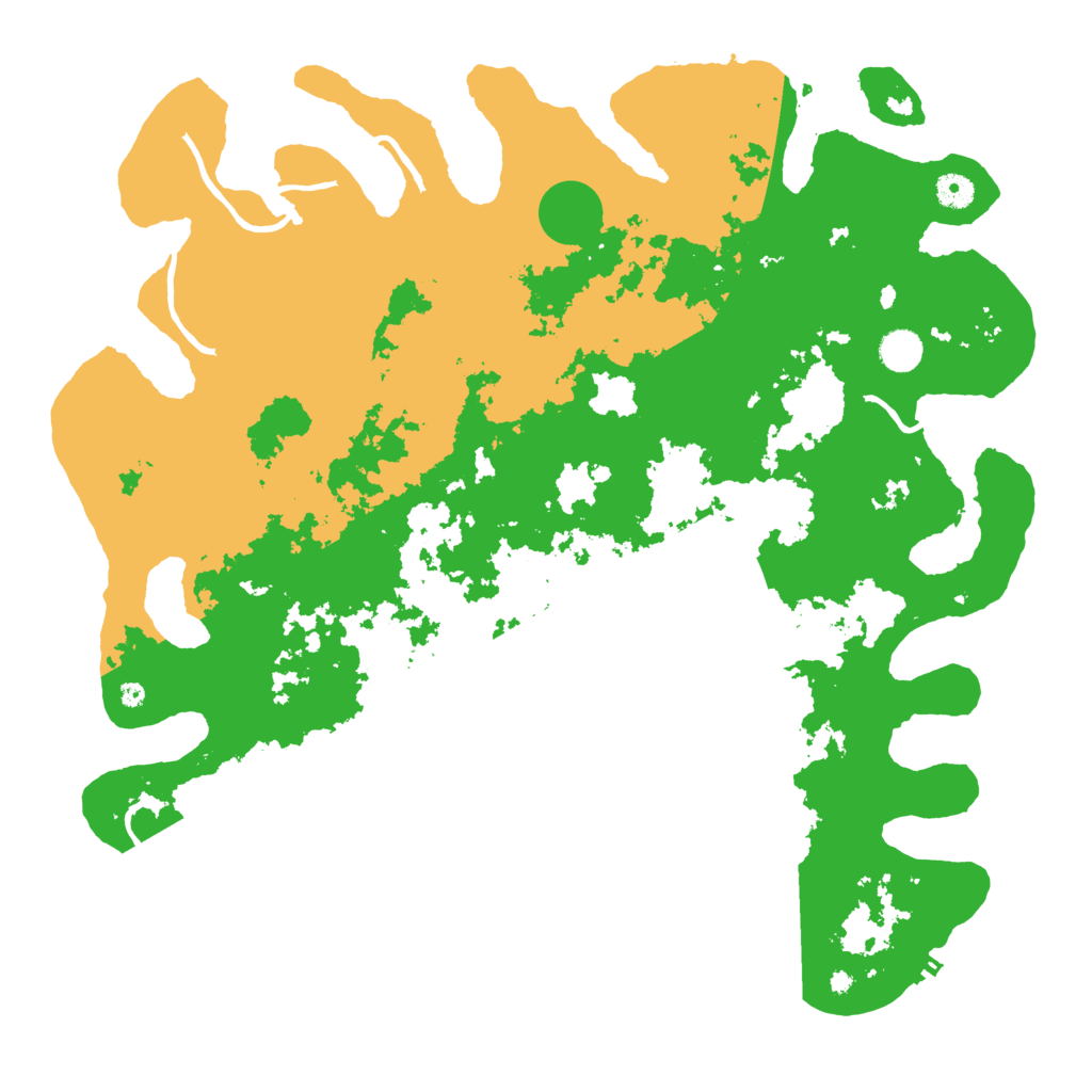 Biome Rust Map: Procedural Map, Size: 4500, Seed: 2093