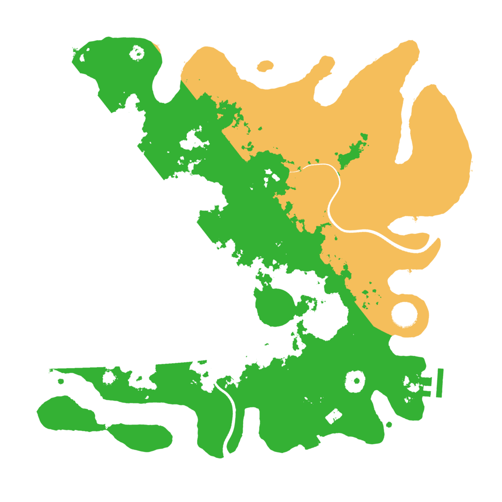 Biome Rust Map: Procedural Map, Size: 3500, Seed: 1673688434