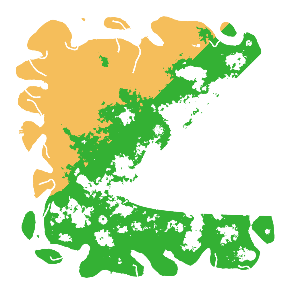 Biome Rust Map: Procedural Map, Size: 5000, Seed: 62237