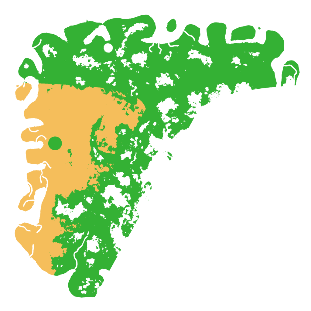 Biome Rust Map: Procedural Map, Size: 6000, Seed: 625444