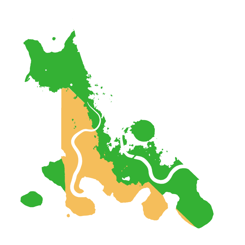 Biome Rust Map: Procedural Map, Size: 3000, Seed: 311796043