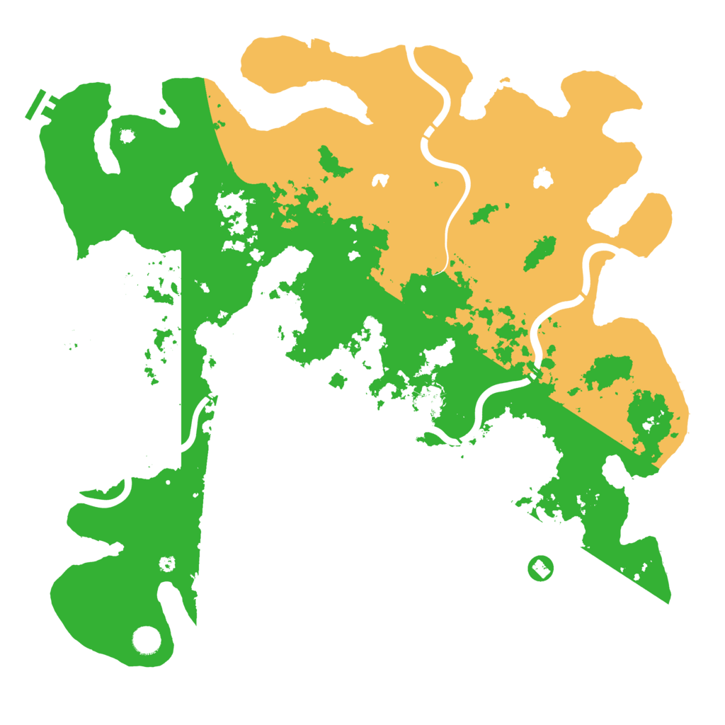 Biome Rust Map: Procedural Map, Size: 4500, Seed: 471901295