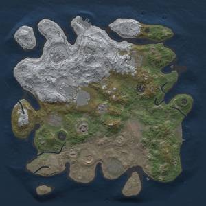 Thumbnail Rust Map: Procedural Map, Size: 3500, Seed: 494361216, 19 Monuments