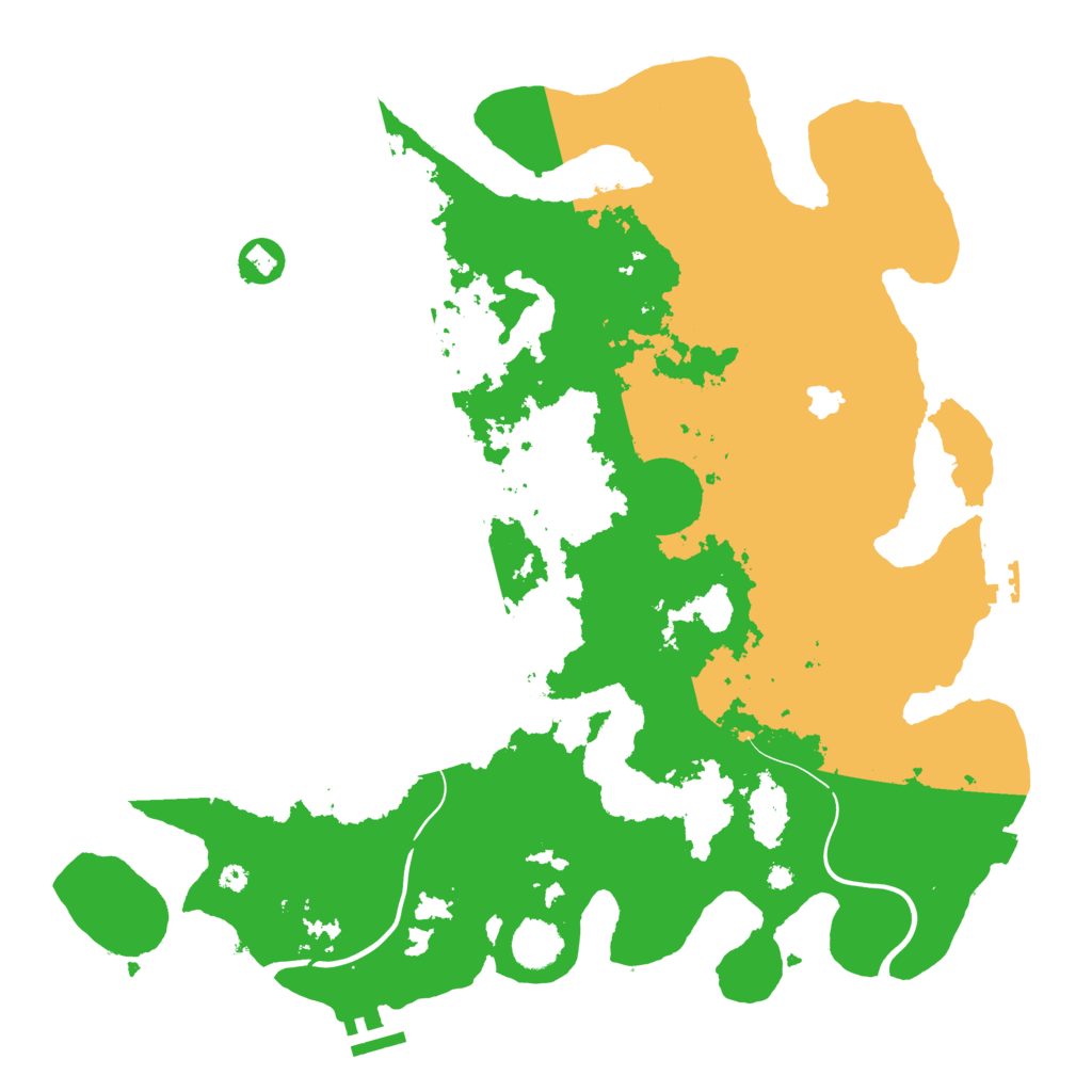 Biome Rust Map: Procedural Map, Size: 4000, Seed: 375712