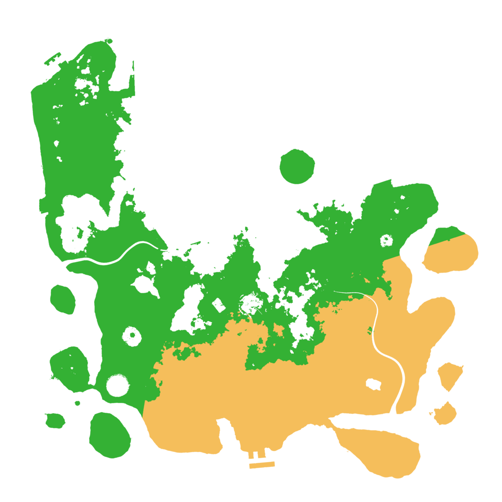 Biome Rust Map: Procedural Map, Size: 4000, Seed: 626746624