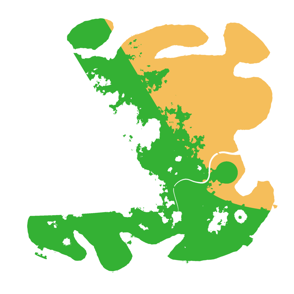 Biome Rust Map: Procedural Map, Size: 3500, Seed: 180828