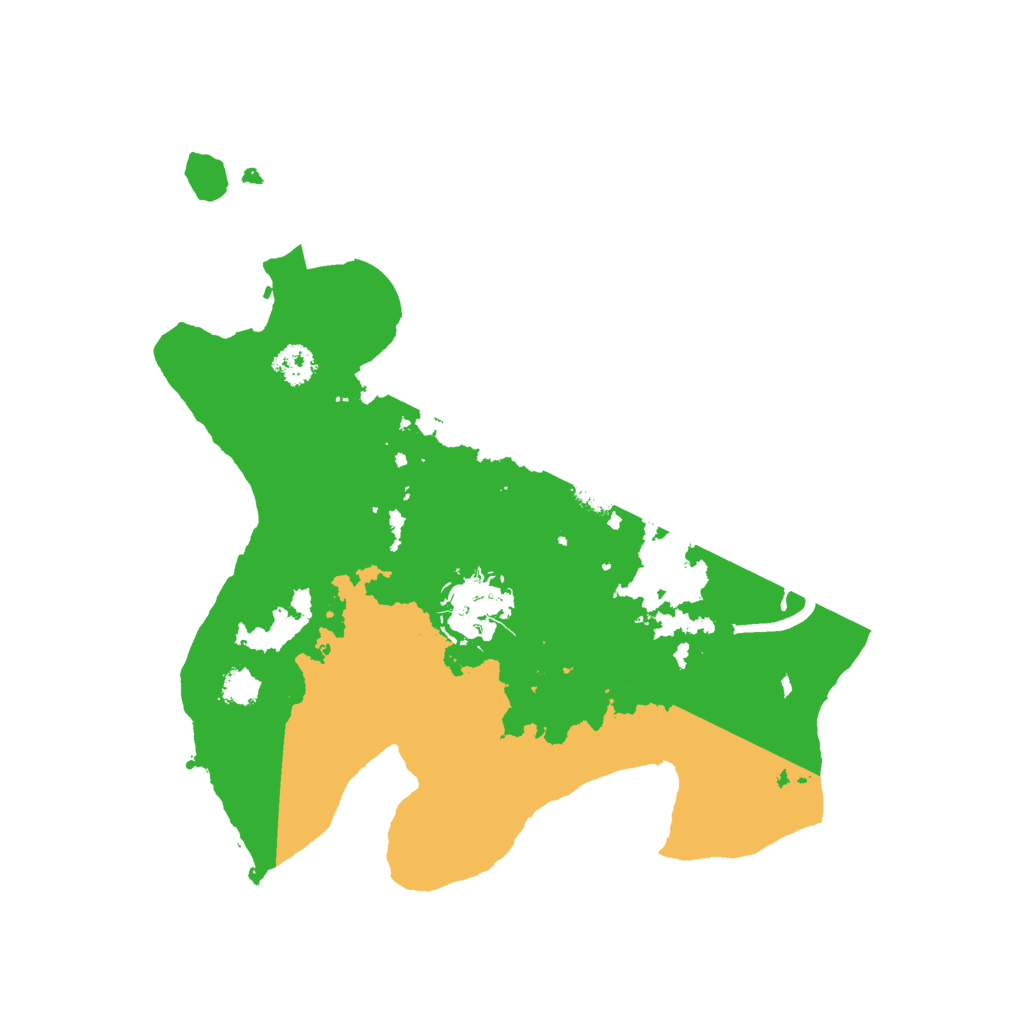 Biome Rust Map: Procedural Map, Size: 2600, Seed: 777