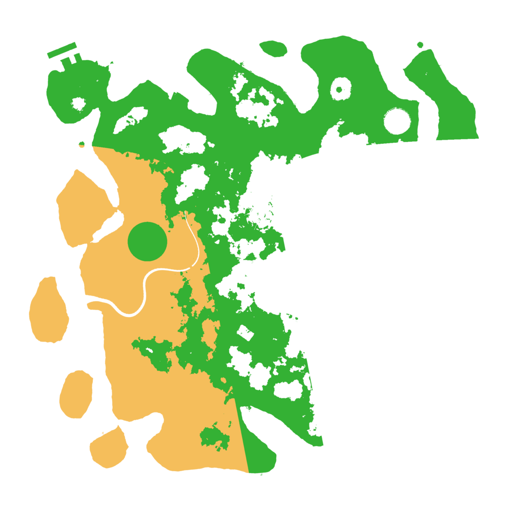 Biome Rust Map: Procedural Map, Size: 3500, Seed: 386311681