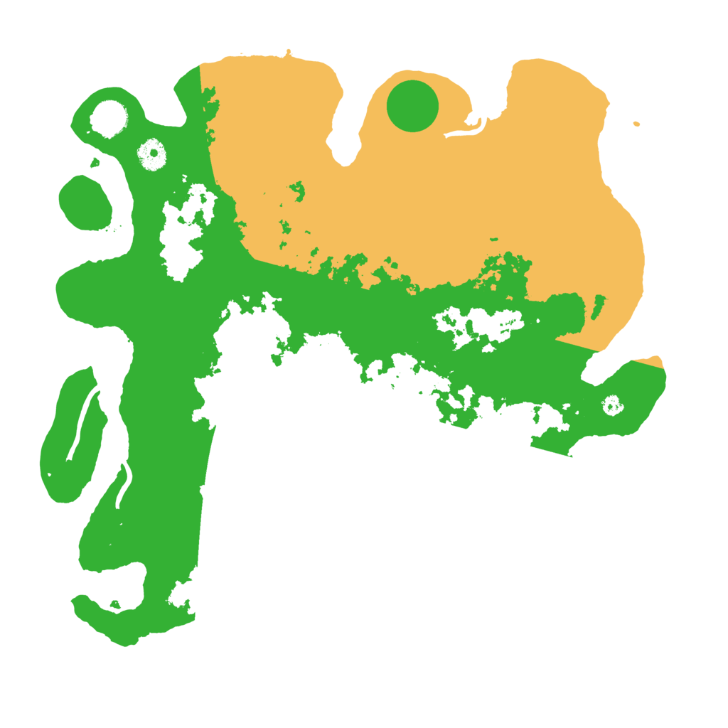 Biome Rust Map: Procedural Map, Size: 3700, Seed: 792149113