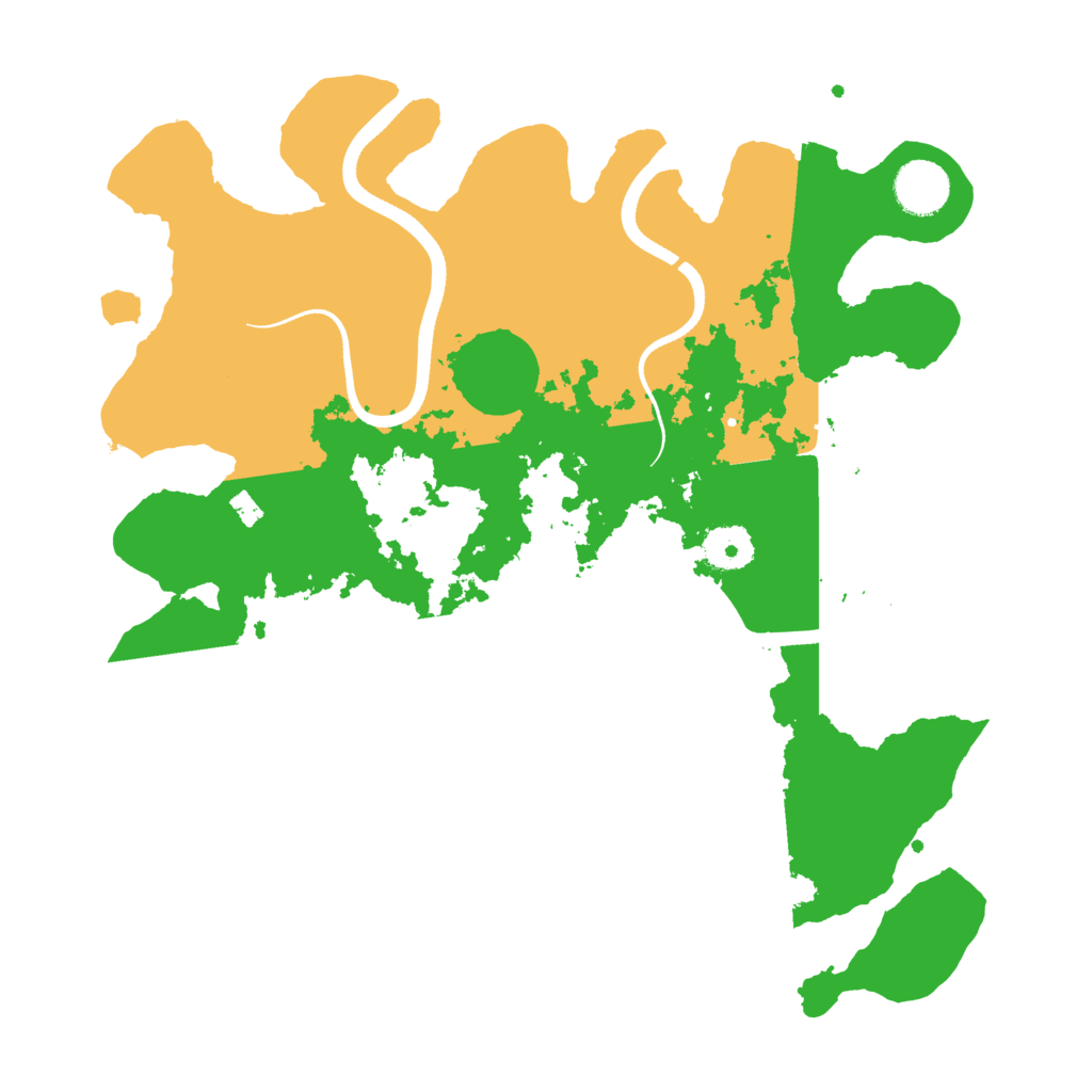 Biome Rust Map: Procedural Map, Size: 3500, Seed: 534861413