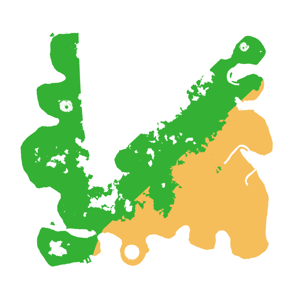 Biome Rust Map: Procedural Map, Size: 3500, Seed: 84991188