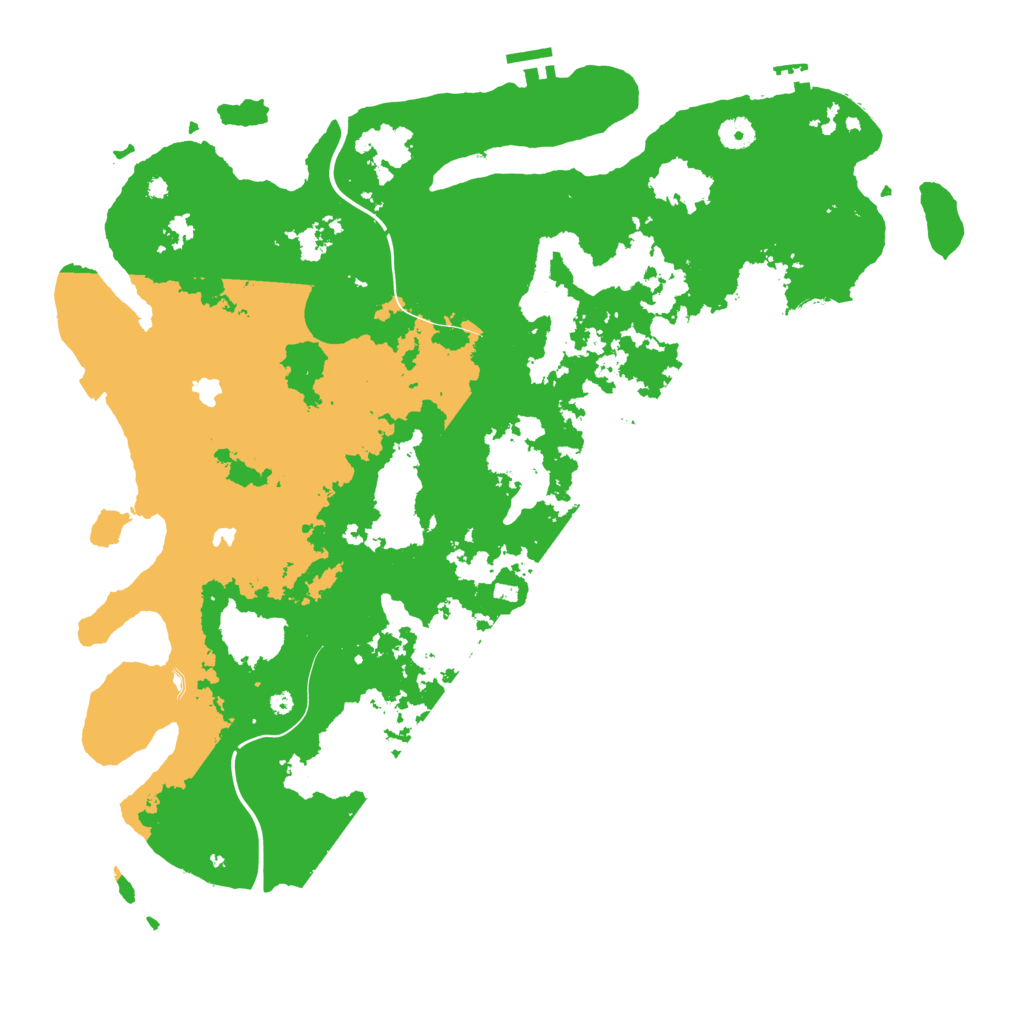 Biome Rust Map: Procedural Map, Size: 4500, Seed: 487564342