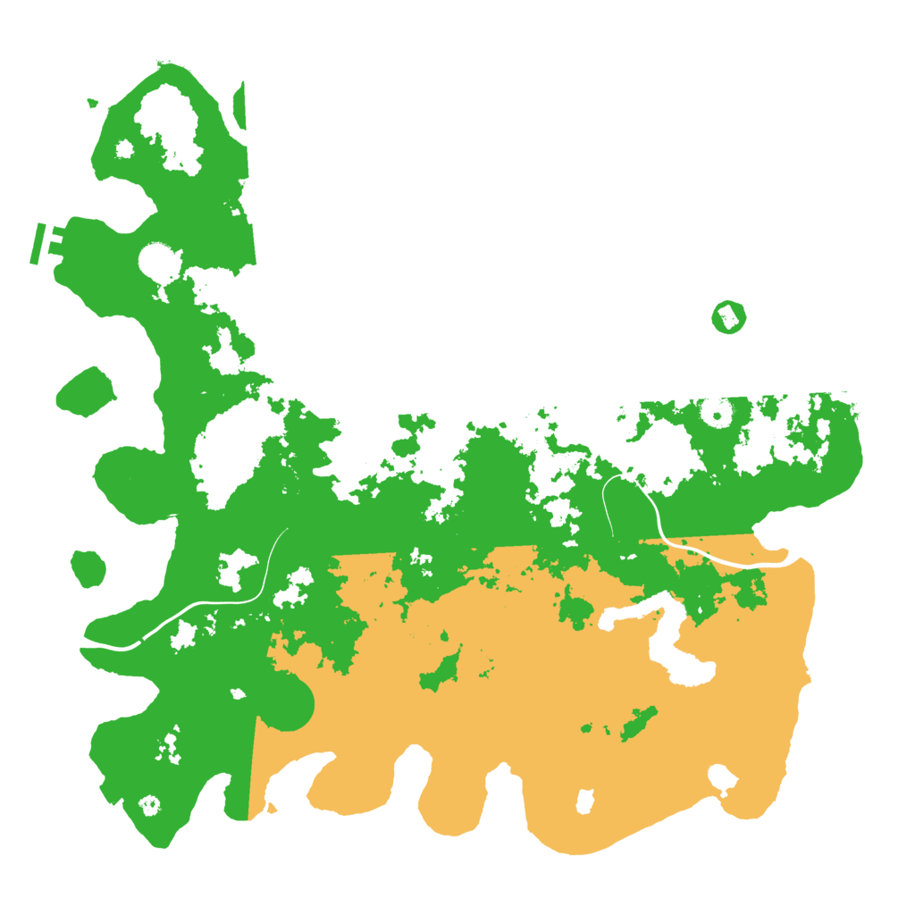 Biome Rust Map: Procedural Map, Size: 4450, Seed: 1872842305