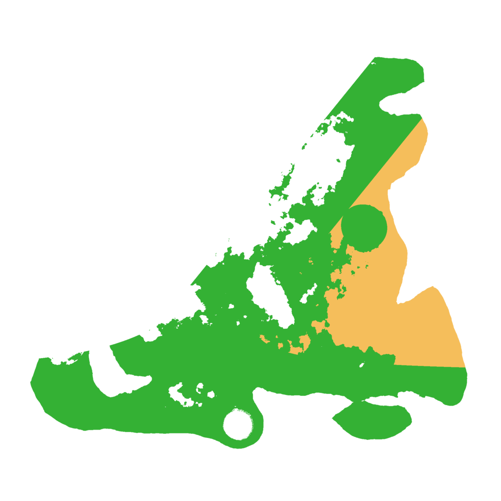 Biome Rust Map: Barren, Size: 3000, Seed: 12044