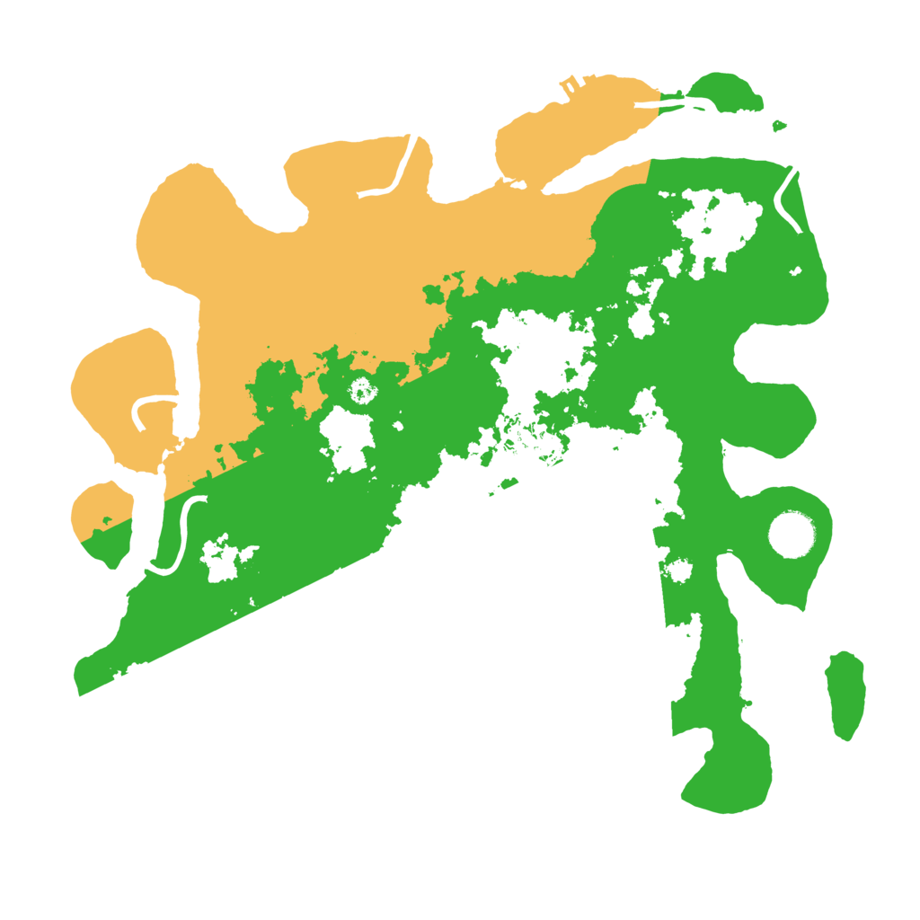 Biome Rust Map: Procedural Map, Size: 3500, Seed: 931471730