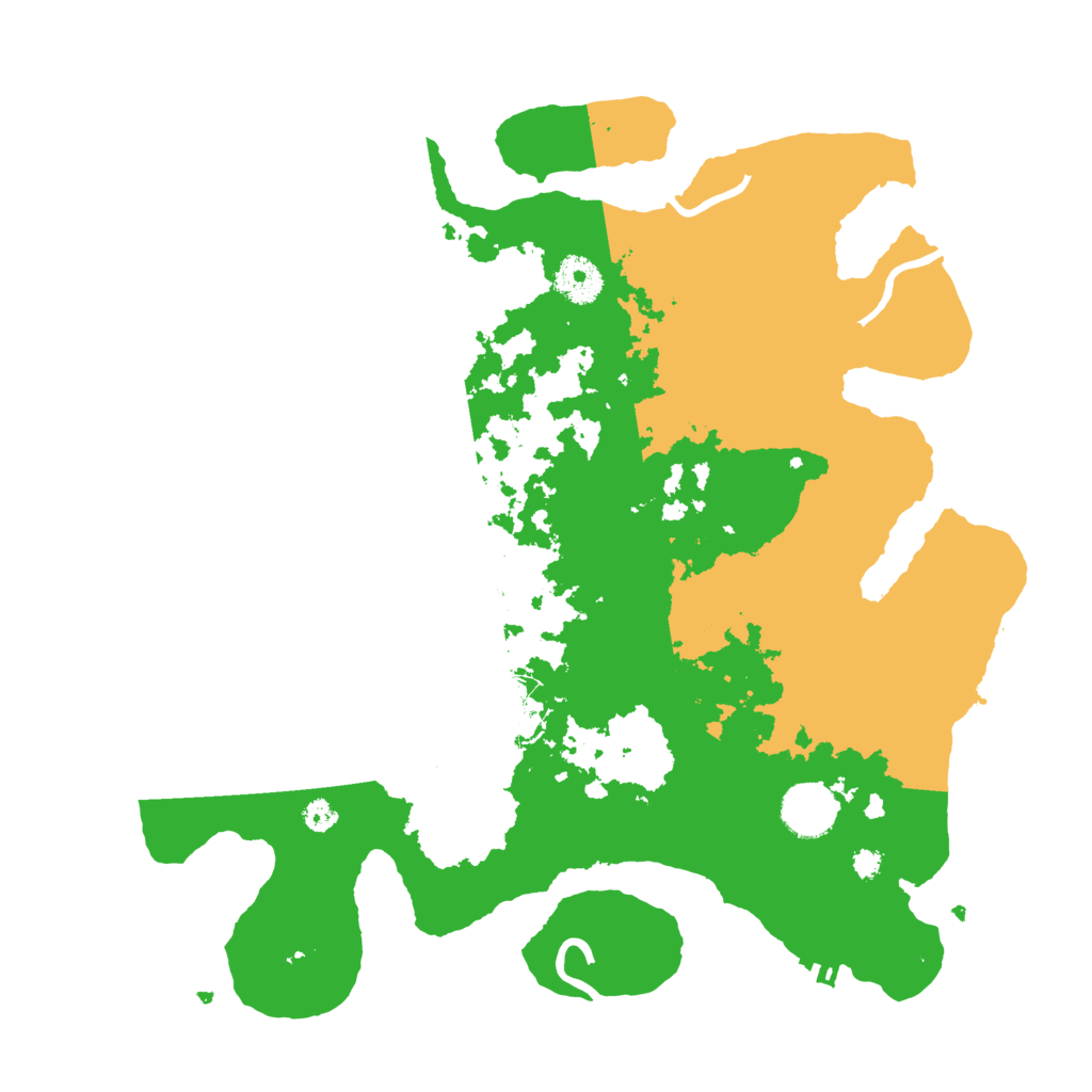 Biome Rust Map: Procedural Map, Size: 3500, Seed: 8268
