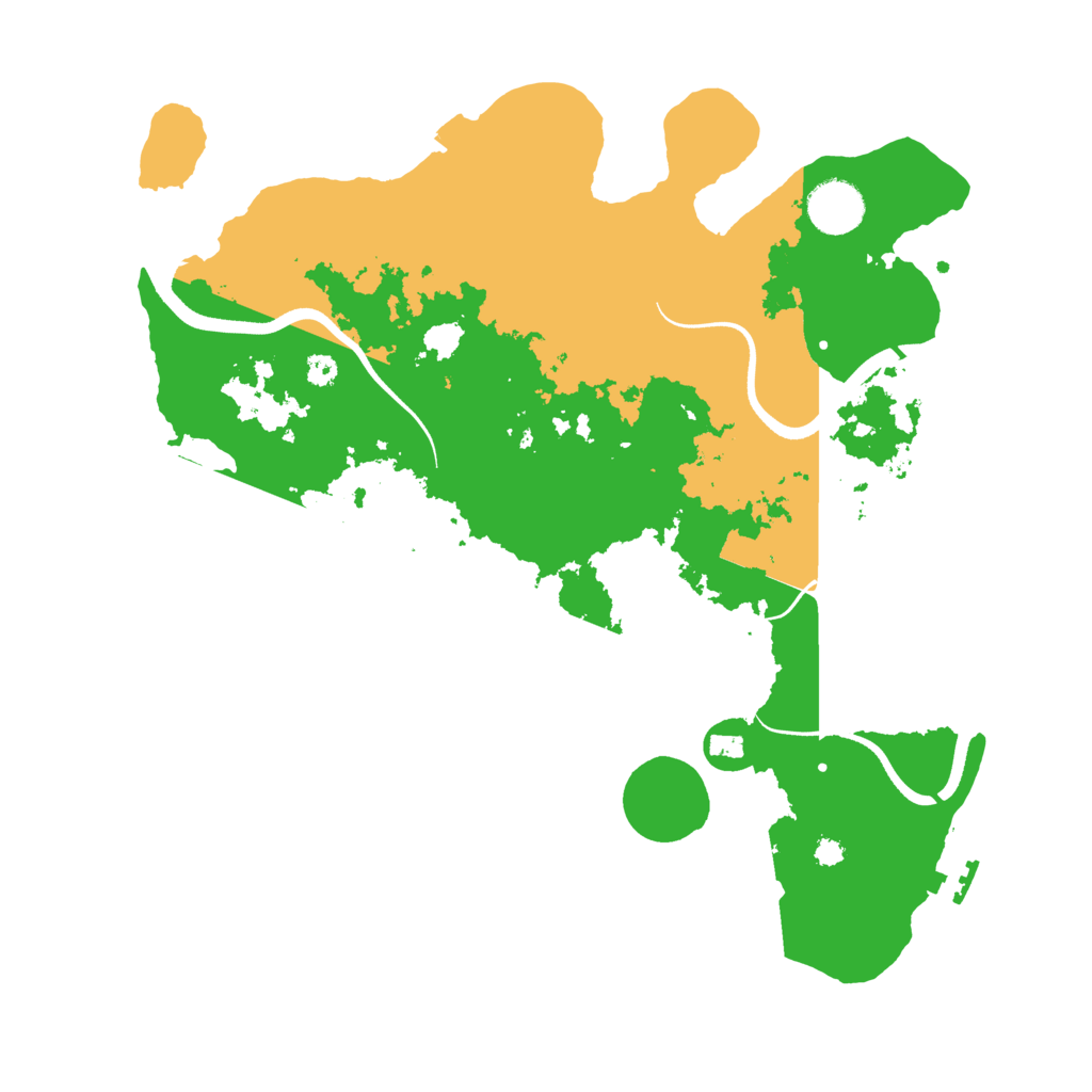 Biome Rust Map: Procedural Map, Size: 3500, Seed: 1693817556