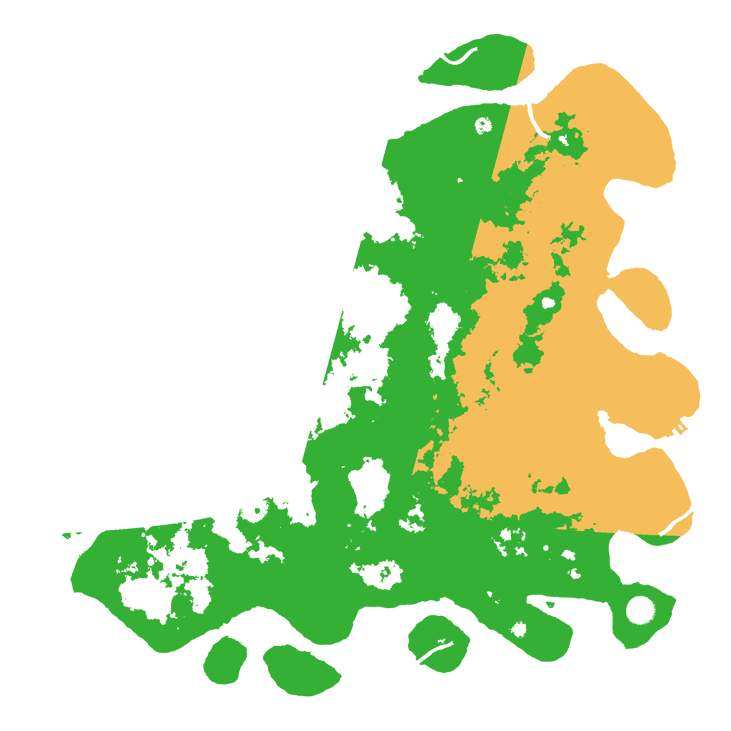 Biome Rust Map: Procedural Map, Size: 4500, Seed: 209089276