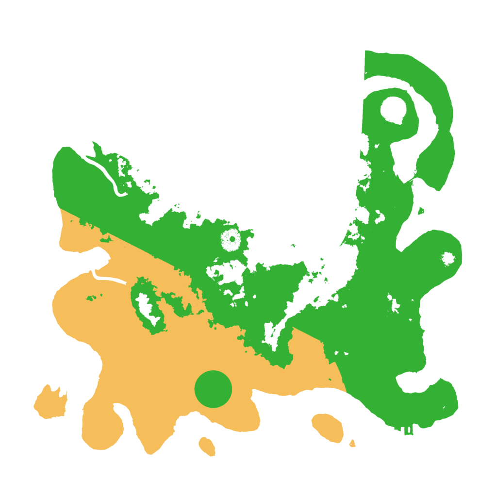 Biome Rust Map: Procedural Map, Size: 3500, Seed: 1613081511