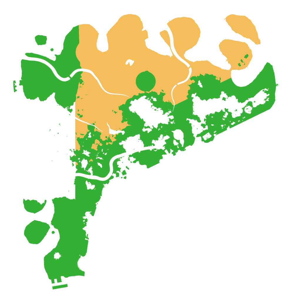 Biome Rust Map: Procedural Map, Size: 4000, Seed: 91925431
