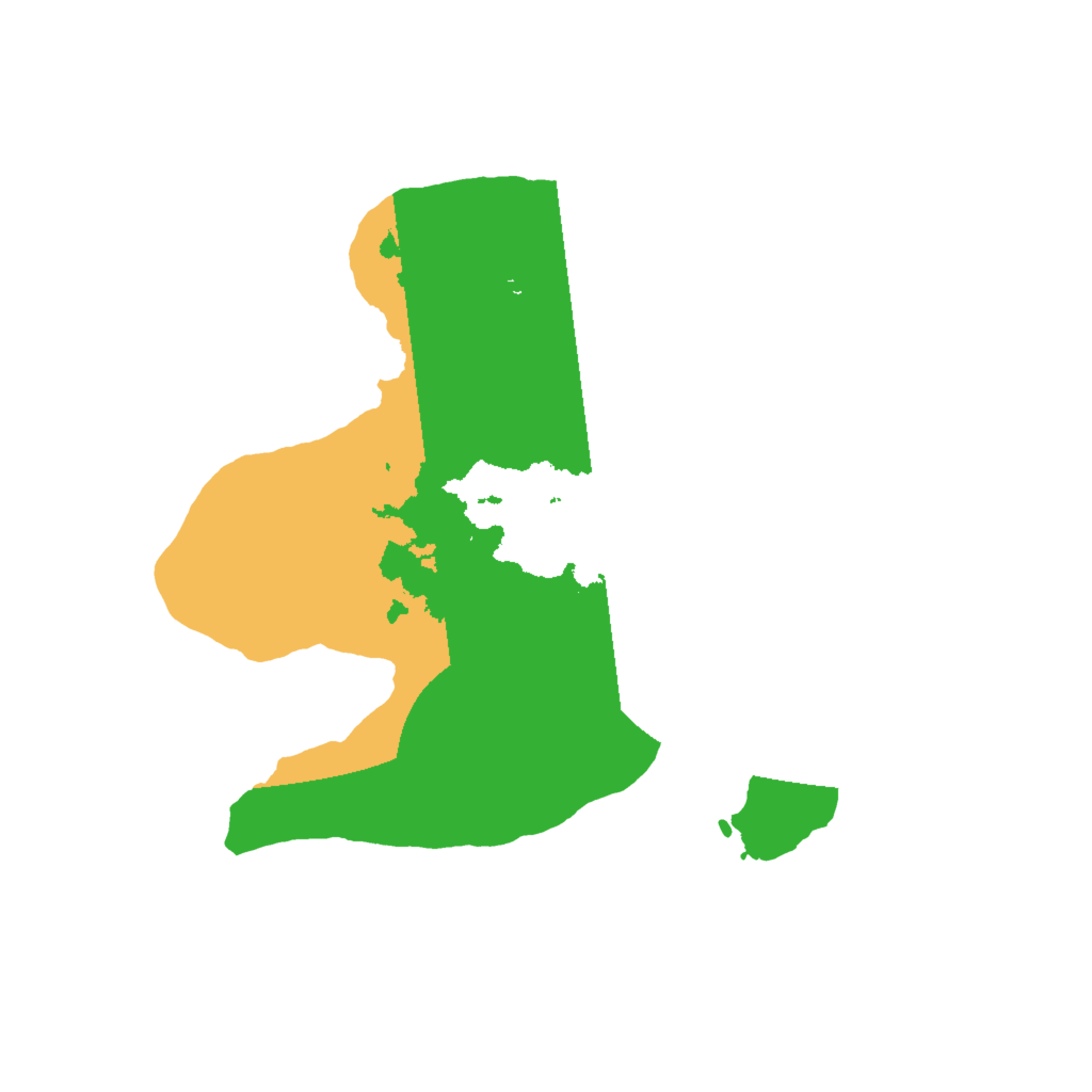 Biome Rust Map: Barren, Size: 2000, Seed: 100342642