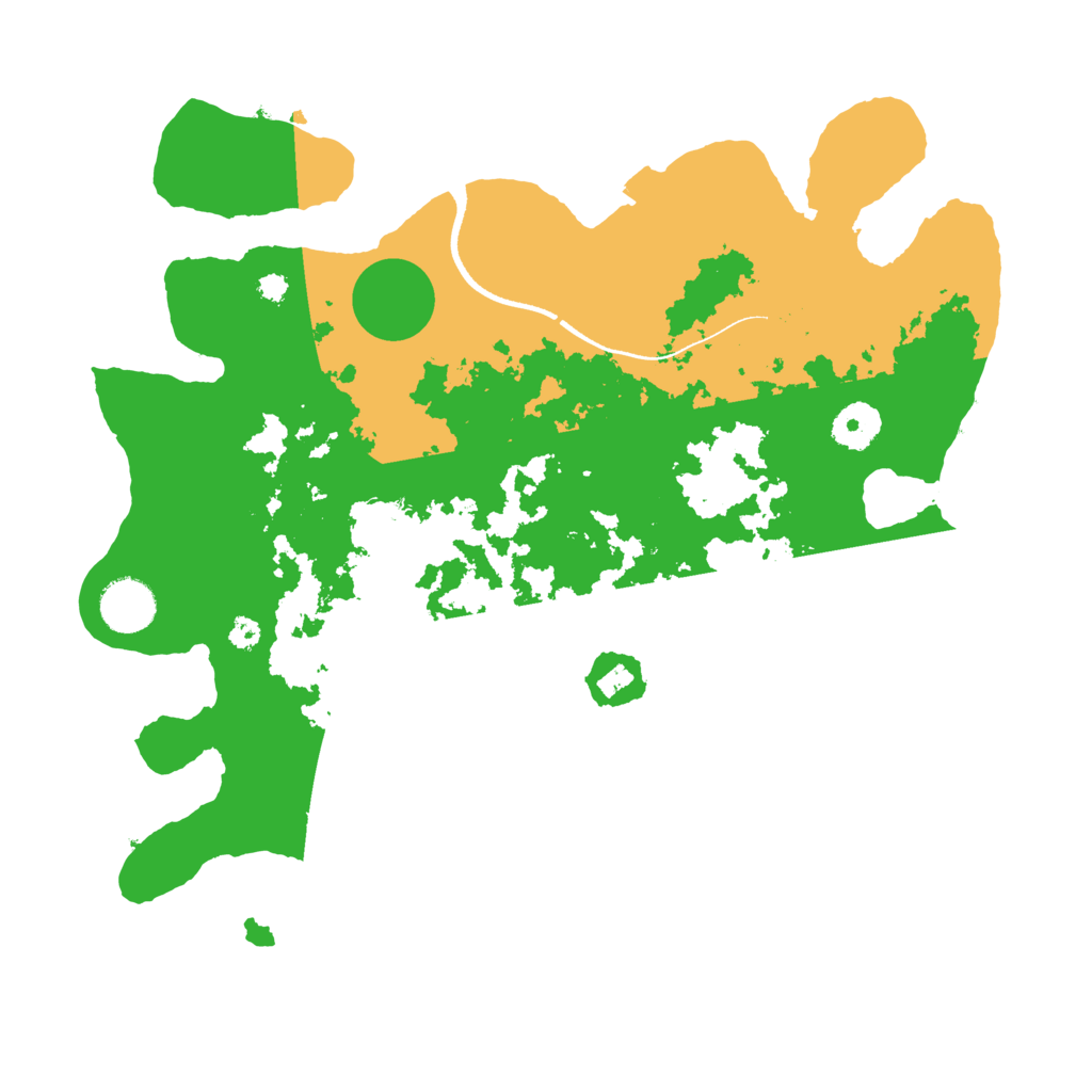 Biome Rust Map: Procedural Map, Size: 3500, Seed: 7751665