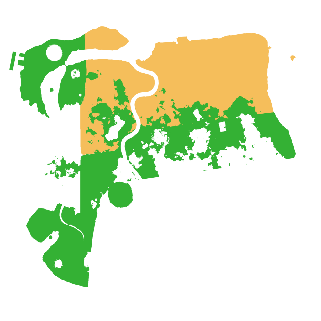 Biome Rust Map: Procedural Map, Size: 3500, Seed: 1614078128