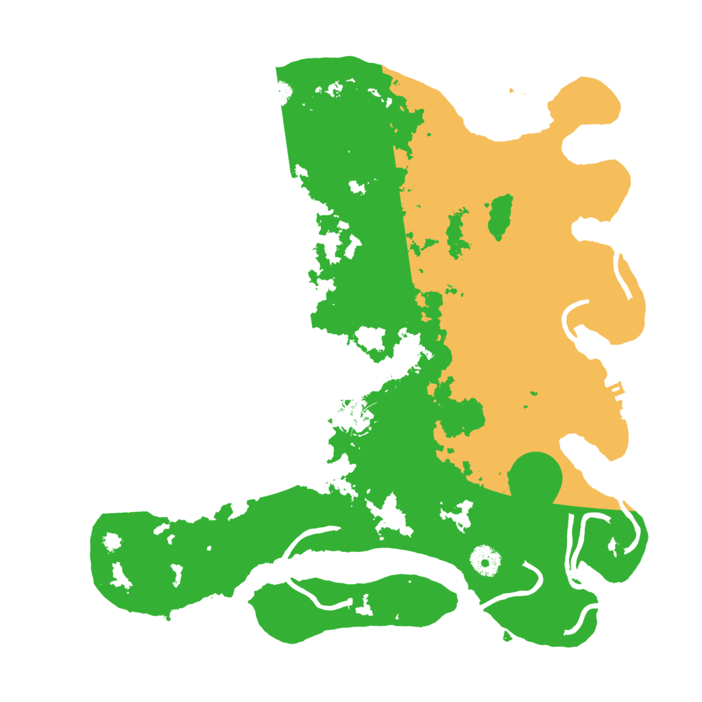 Biome Rust Map: Procedural Map, Size: 3500, Seed: 89536007