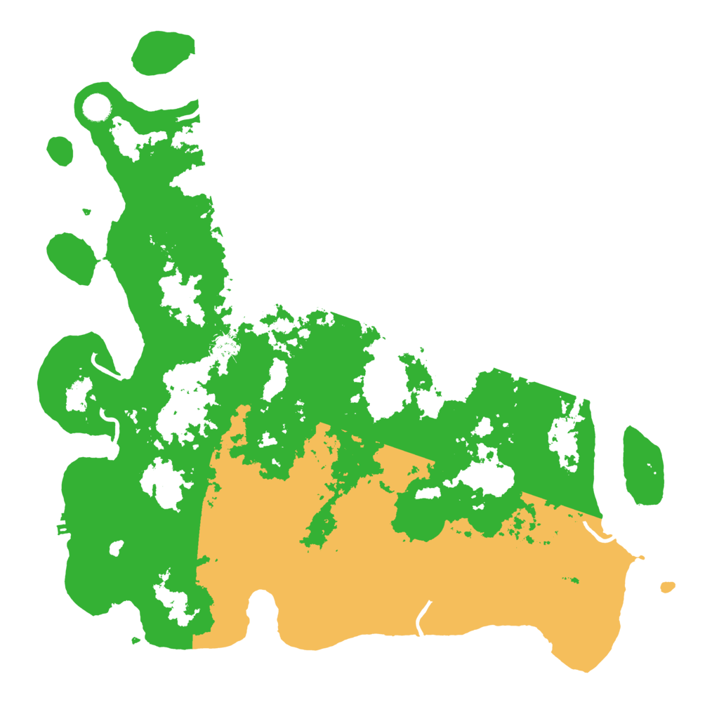 Biome Rust Map: Procedural Map, Size: 4500, Seed: 2140368482