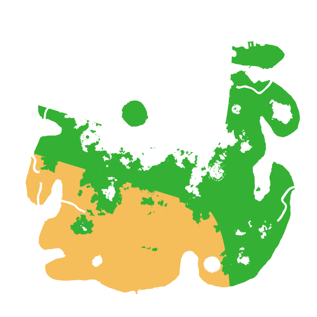 Biome Rust Map: Procedural Map, Size: 3500, Seed: 2391474
