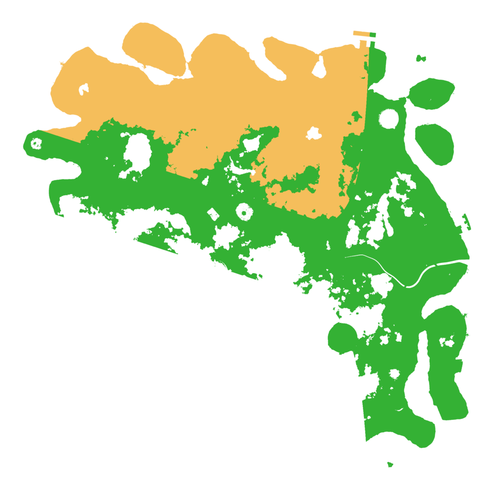Biome Rust Map: Procedural Map, Size: 4500, Seed: 26204095