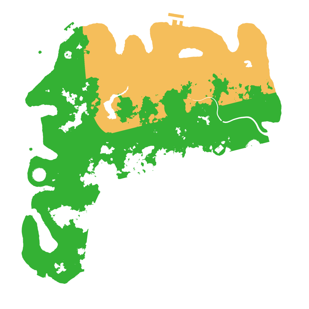 Biome Rust Map: Procedural Map, Size: 4000, Seed: 546283458