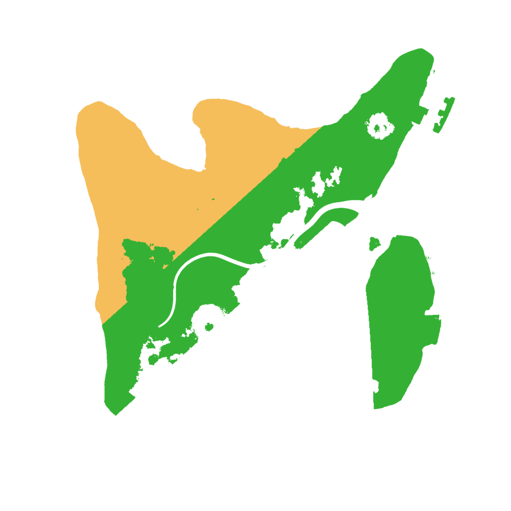 Biome Rust Map: Procedural Map, Size: 2000, Seed: 19961999