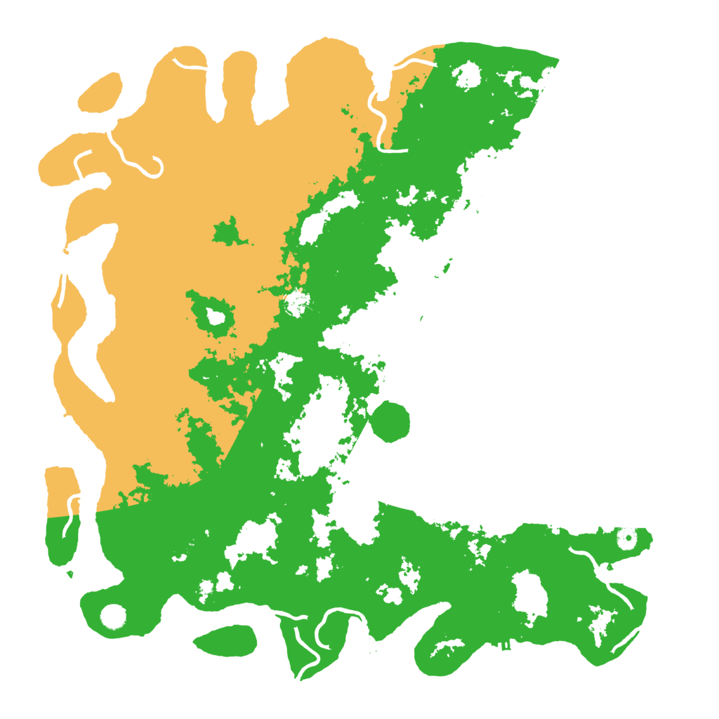 Biome Rust Map: Procedural Map, Size: 5000, Seed: 838263224