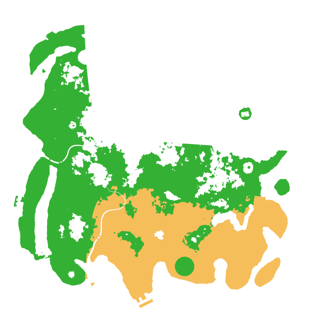 Biome Rust Map: Procedural Map, Size: 4300, Seed: 600