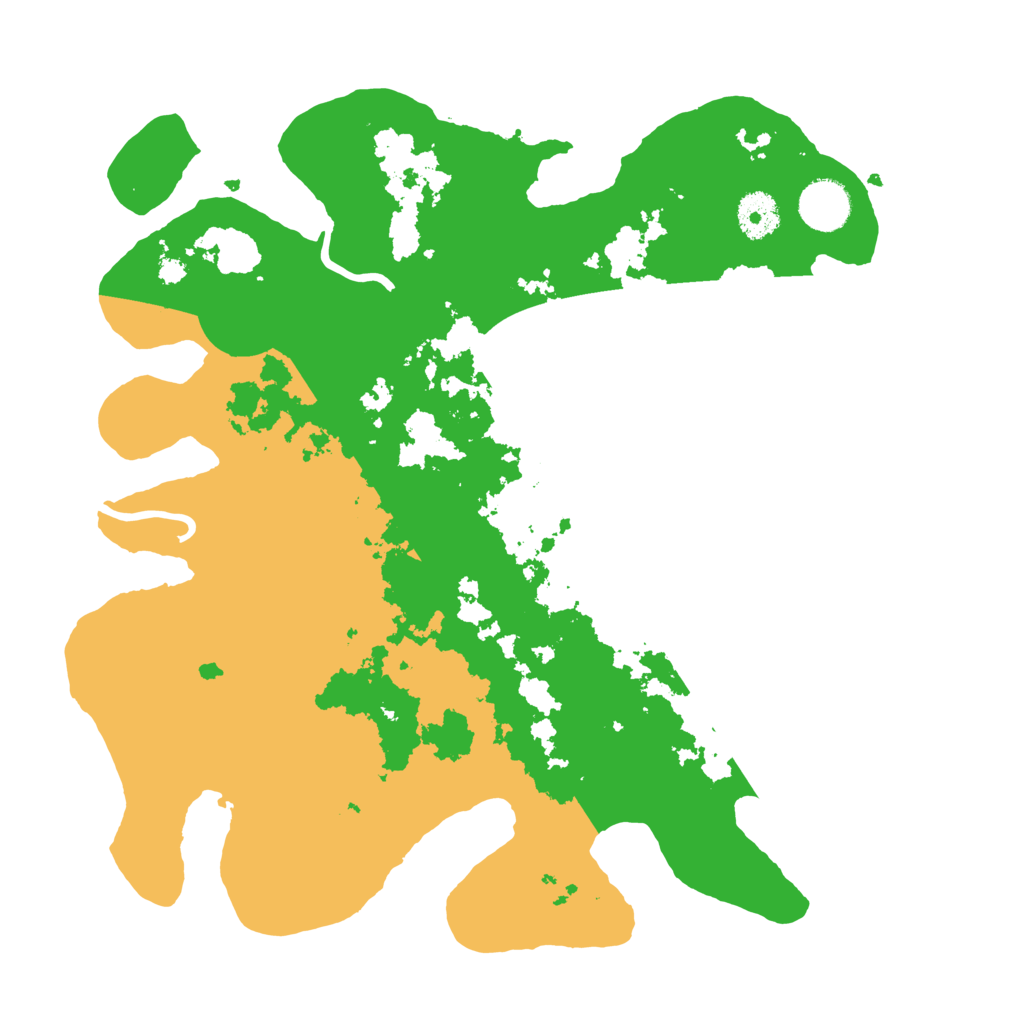 Biome Rust Map: Procedural Map, Size: 3500, Seed: 182920498