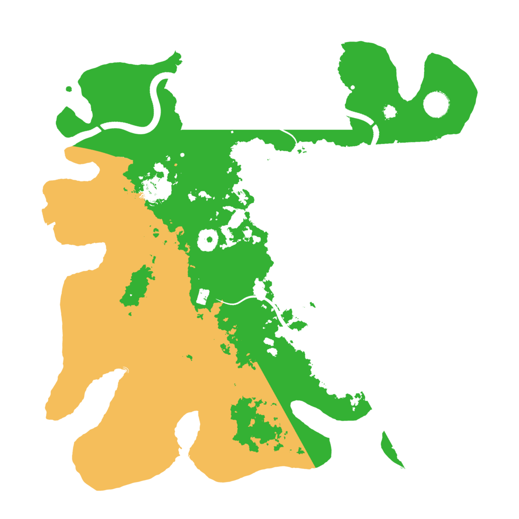 Biome Rust Map: Procedural Map, Size: 3556, Seed: 100000