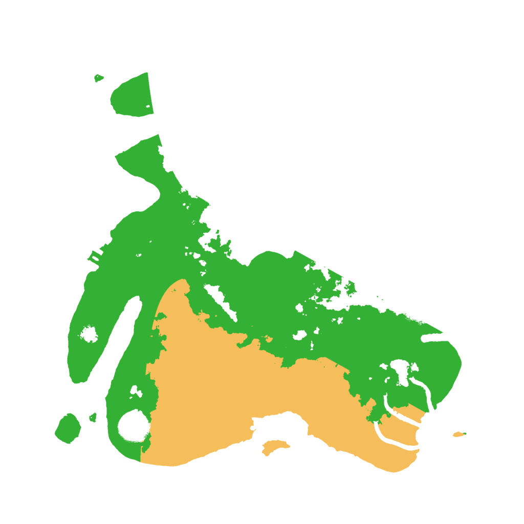 Biome Rust Map: Procedural Map, Size: 3000, Seed: 1315143