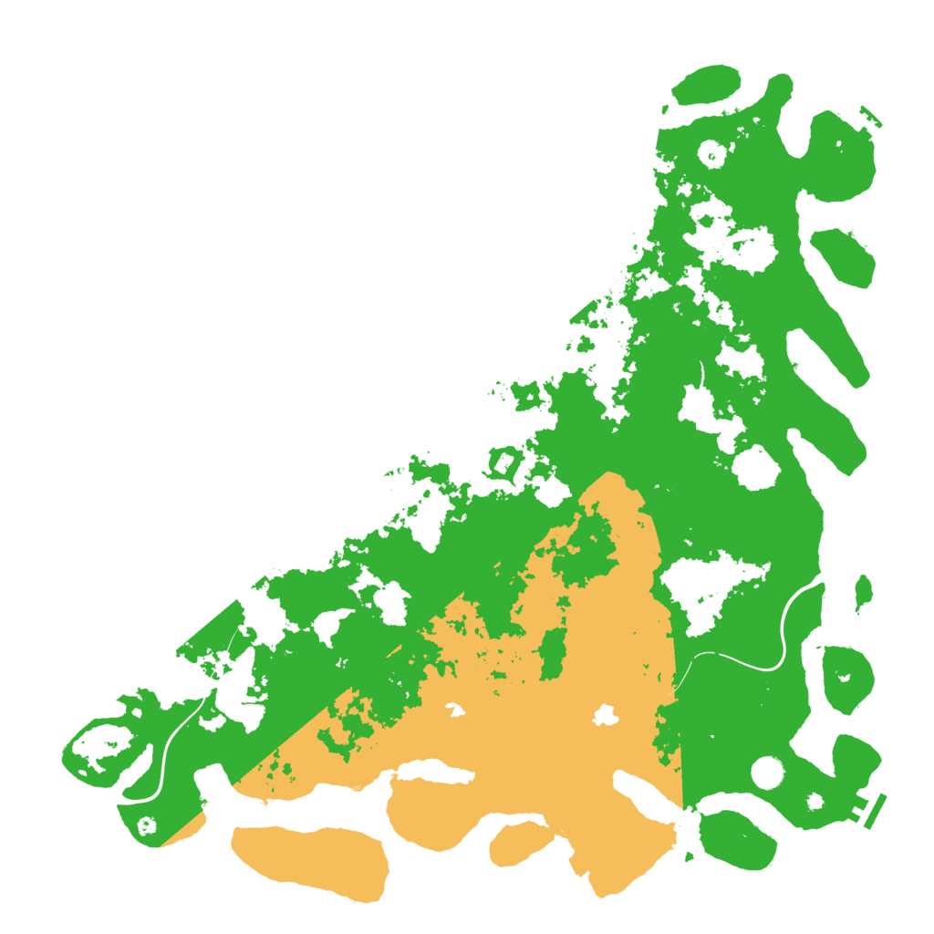 Biome Rust Map: Procedural Map, Size: 5000, Seed: 23269