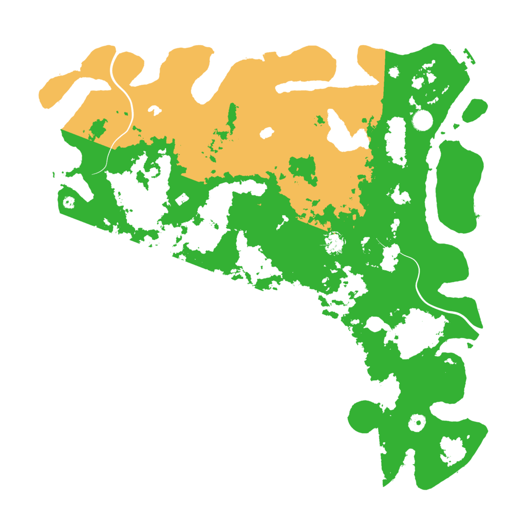 Biome Rust Map: Procedural Map, Size: 4500, Seed: 112499416